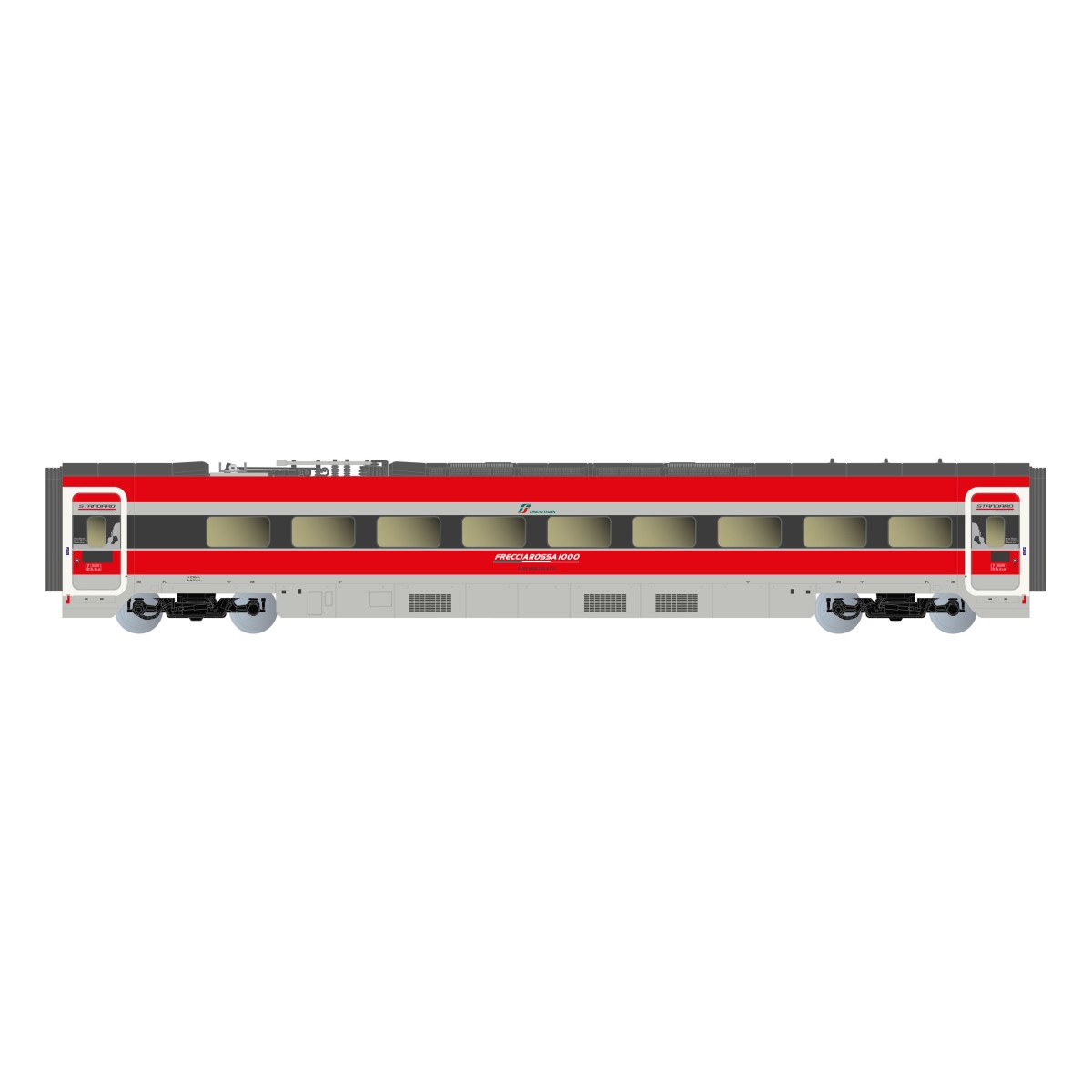 Arnold HN2621 TGV railcar 4 elements Frecciarossa 1000, FS, N 1/160...