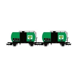 Rivarossi HR6567 Set ce 2 wagons citernes à essieux, FS, BP Rivarossi HR6567 - 1