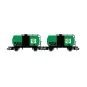 Rivarossi HR6567 Set of 2 two-axle tank wagons, FS, BP HR6567-Rivarossi HR6567 Set of 2 two-axle tank wagons, FS, BP