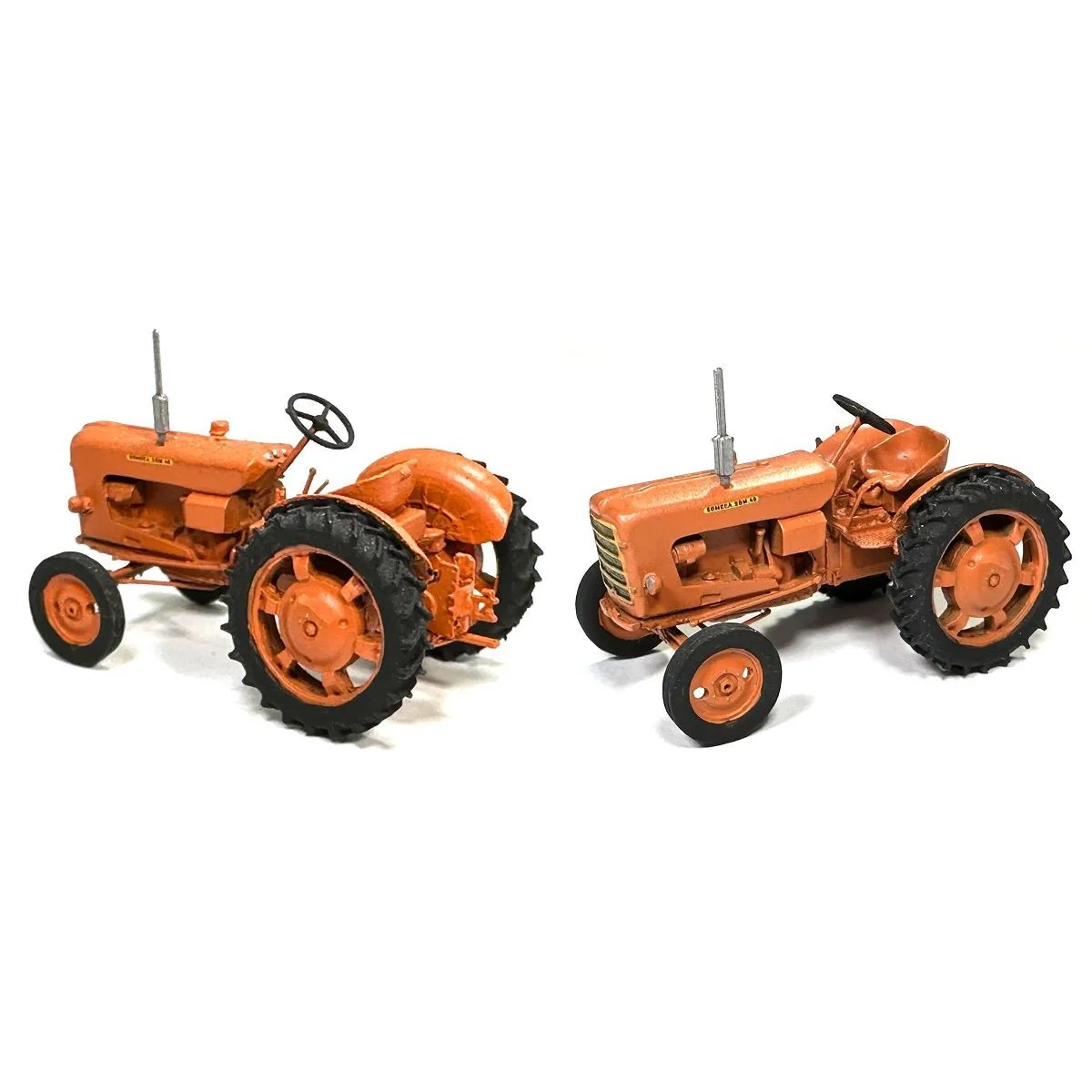 REE Modeles BA007 Someca SOM40 orange tractor with 36" wheels REE Modeles BA007 Someca SOM40 orange tractor with 36" wheels