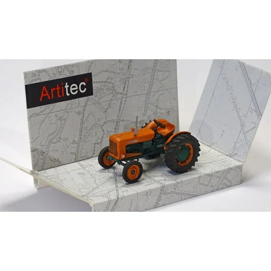BA009-REE Modeles BA009 Someca SUPER SOM40 orange tractor with 28" wheels