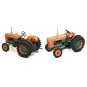 BA009-REE Modeles BA009 Tracteur Someca SUPER SOM40 orange avec roues 28'