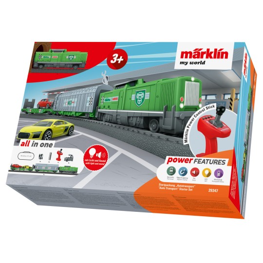 Marklin_29347-Marklin 29347 "Car Transporter" Starter Set - My World