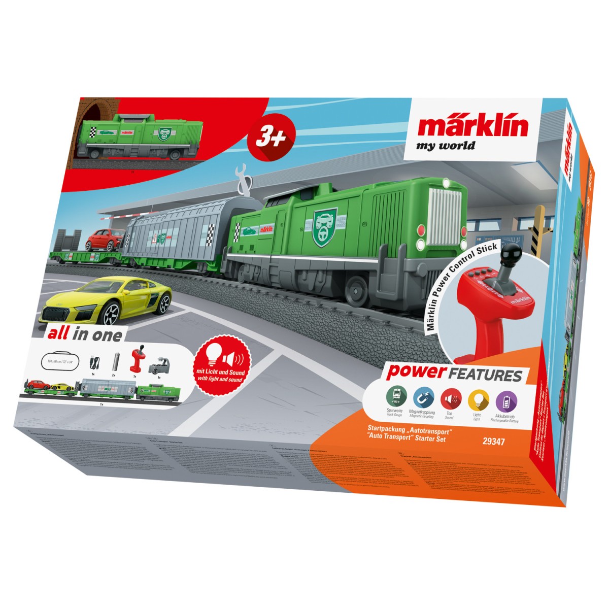 Marklin 29347 Coffret de départ "Transport d'automobiles" - My World Marklin Marklin_29347 - 2