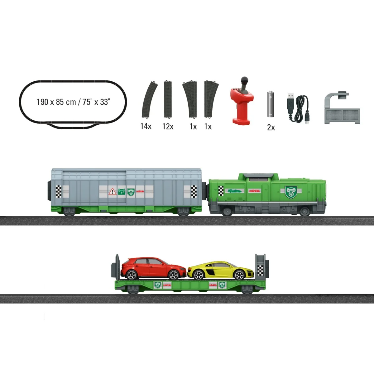 Marklin 29347 Coffret de départ "Transport d'automobiles" - My World Marklin Marklin_29347 - 1 Marklin 29347 Coffret de départ "Transport d'automobiles" - My World Marklin Marklin_29347 - 1