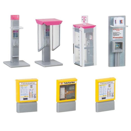 Faller_180347-Faller 180347 Maquette, Set d'aménagement de ville