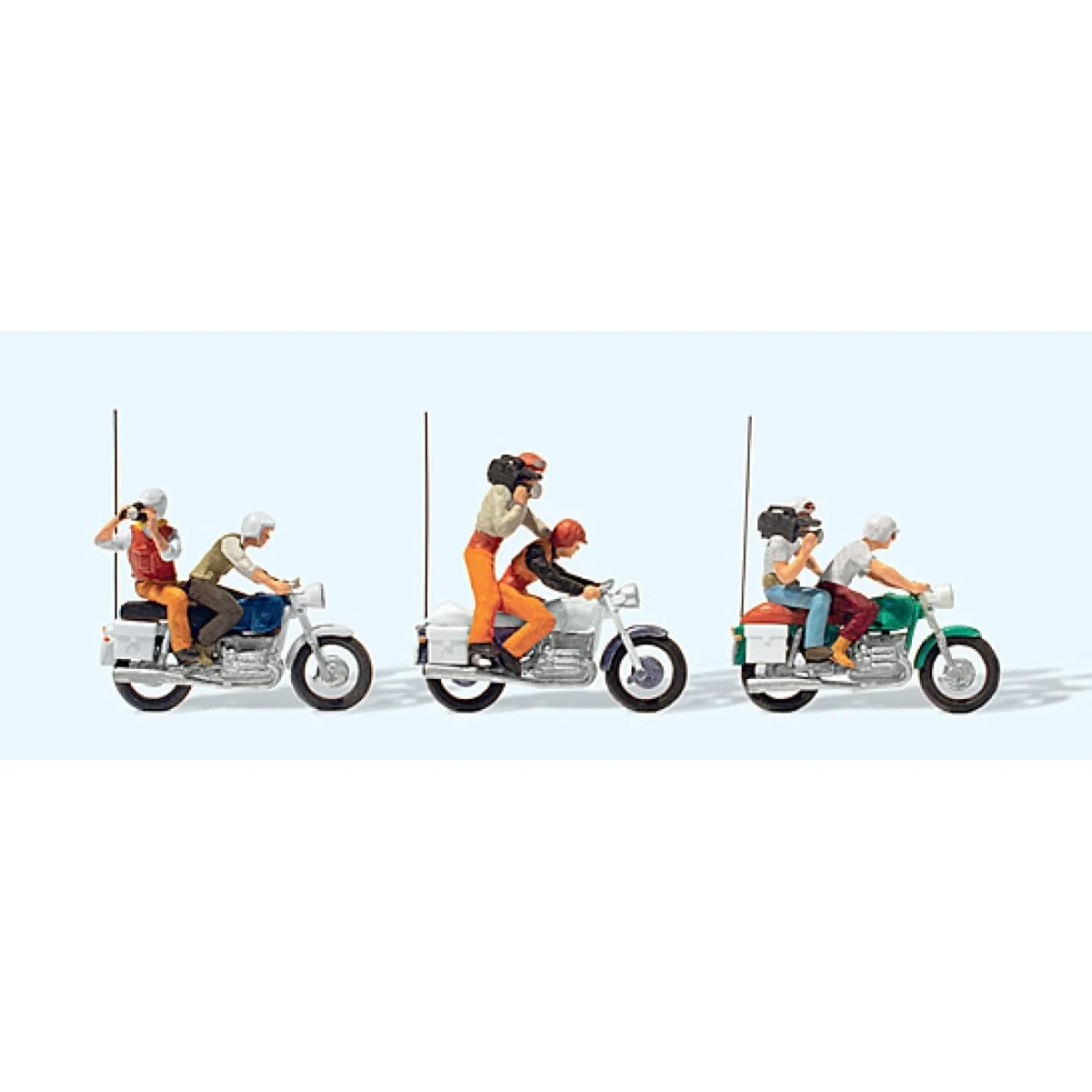 Preiser 25102 characters, Moto TV and press - Preiser_25102