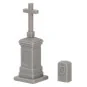 Faller_180997-Maquette, Croix de champ et borne - Faller 180997