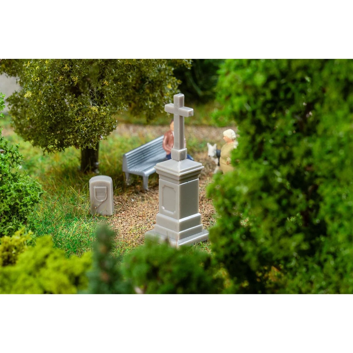 Faller 180997 Model Kit, Field Cross and Boundary Stone - Faller_18...