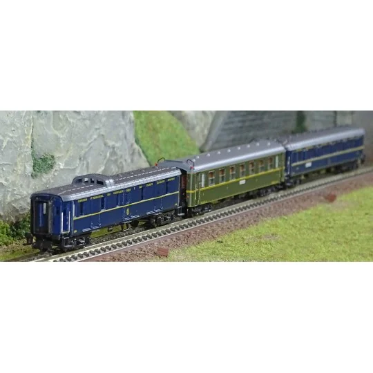 HN4486-Arnold HN4486 Set de 3 voitures voyageurs "Sud-Express", CIWL, DD3 / AA 5000 / WL, échelle N