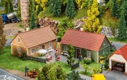 Faller 130607 Model Kit, 2 Village Houses - Faller - Faller_130607