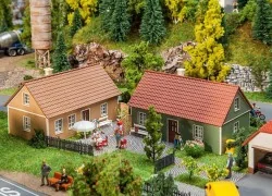 Faller 130607 Model Kit, 2 Village Houses - Faller - Faller_130607