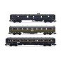 HN4486-Arnold HN4486 Set de 3 voitures voyageurs "Sud-Express", CIWL, DD3 / AA 5000 / WL, échelle N