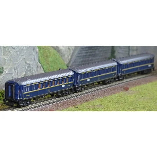 HN4487-Arnold HN4487 Set of 3 "Sud-Express" passenger cars, CIWL, VPC Étoile du Nord / WL / WL, N scale