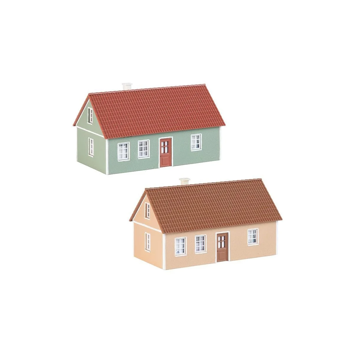 Faller 130607 Model Kit, 2 Village Houses - Faller - Faller_130607 Faller 130607 Model Kit, 2 Village Houses - Faller - Faller_130607