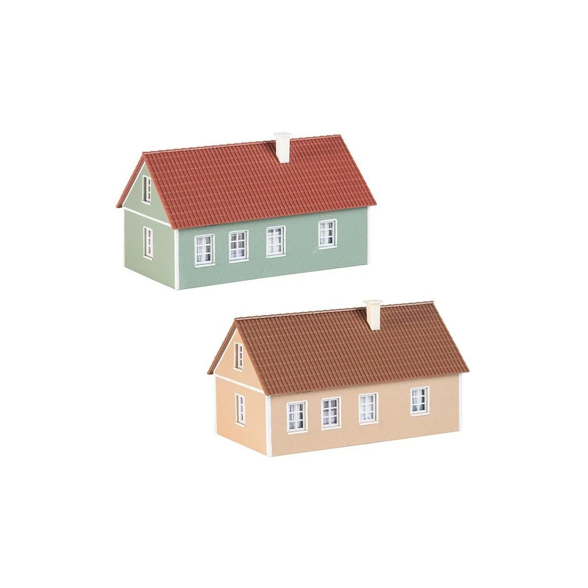 Faller 130607 Model Kit, 2 Village Houses - Faller - Faller_130607 Faller 130607 Model Kit, 2 Village Houses - Faller - Faller_130607