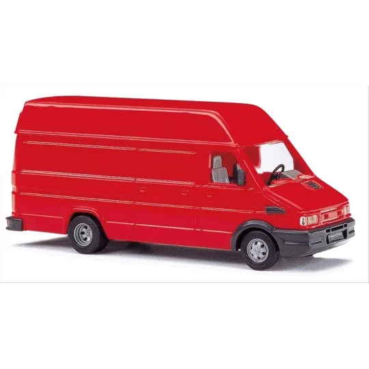 Busch_89114-Busch 89114 Fourgon Iveco daily, Rouge