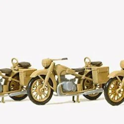 Preiser 16572 Véhicule, Set de 3 Motos BMW R12 Armée allemande 1939-45 Preiser Preiser_16572 - 1