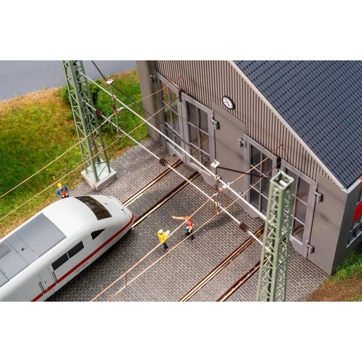 Faller 120079 Maquette, Remise à locomotives électriques, 2 niveaux Faller Faller_120079 - 5