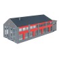 Faller_120079-Faller 120079 Model Kit, Electric Locomotive Shed, 2 Levels