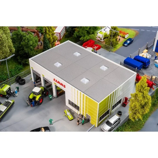 Faller_130121-Faller 130121 Model Kit, CLAAS Agricultural Machinery Workshop