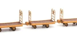 Ree Models DE 012 Set of 3 luggage trolleys - Ree Modeles - DE-012