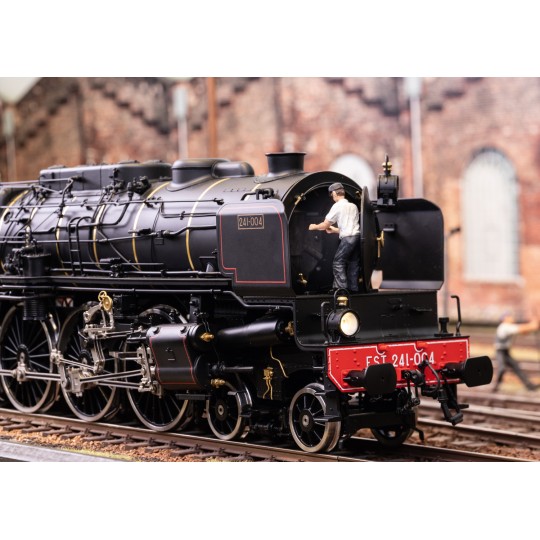Marklin_55086-Marklin 55086 241 A Steam Locomotive, Class 13, Black, EST, Digital Sound, Scale 1