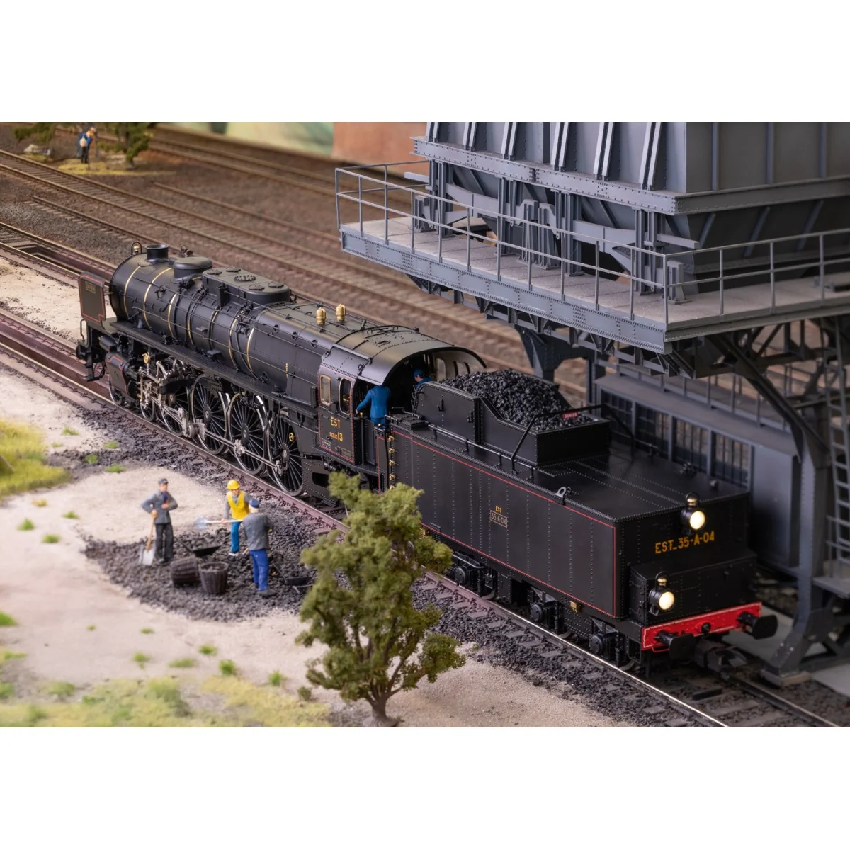 Marklin 55086 241 A Steam Locomotive, Class 13, Black, EST, Digital...
