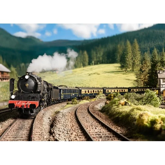 Marklin_55086-Marklin 55086 241 A Steam Locomotive, Class 13, Black, EST, Digital Sound, Scale 1