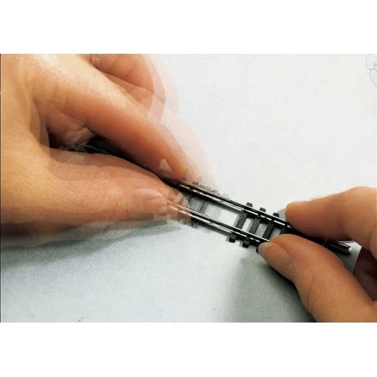 Trix_14975-MiniTrix 14975 Rail extensible 86,5 - 120mm, N - 1/160