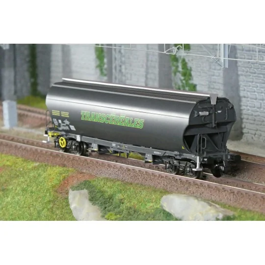 LSM_30590-Ls Models 30590 Wagons trémie Tagnpps, gris foncé, TRANSCEREALES