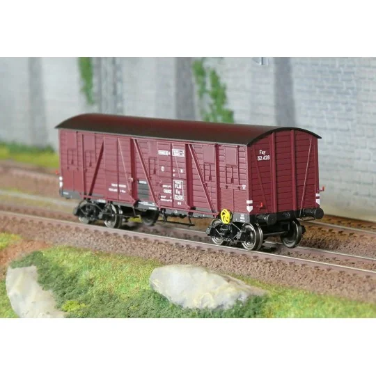 WB-906-Ree modeles WB906 Wagon TP Couvert pour Primeurs, 4 portes, PLM, ep.II