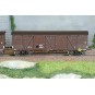 WB-910-Ree Modeles WB910 Set of 3 Covered Public Works Wagons for Fruits and Vegetables, 4 Doors, SNCF, Era IIIa