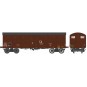 WB-913-Ree Modeles WB913 Wagon TP Couvert, 2 portes, EX Economat, SNCF, ep.III