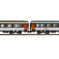 Piko_94505-Piko 94505 Set of 2 Corail coaches, 1st and 2nd class A10u / B11u, "noodle" logo, SNCF, N - 1/160
