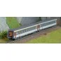 Piko_94505-Piko 94505 Set de 2 voitures Corail, 1ère et 2ème classe A10u / B11u, logo nouille, SNCF, N - 1/160
