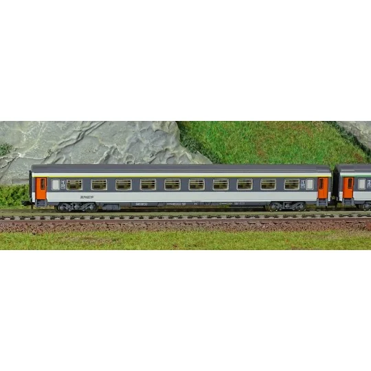 Piko_94505-Piko 94505 Set of 2 Corail coaches, 1st and 2nd class A10u / B11u, "noodle" logo, SNCF, N - 1/160