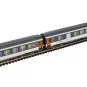 PIKO_94506-Piko 94506 Set de 2 voitures Corail, 2ème classe B11u/B6Du, logo nouille, SNCF, N - 1/160