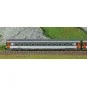 PIKO_94506-Piko 94506 Set de 2 voitures Corail, 2ème classe B11u/B6Du, logo nouille, SNCF, N - 1/160