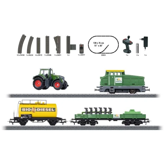 Marklin_29653-Marklin 29653 Coffret de départ Agriculture avec locomotive  diesel - Start up