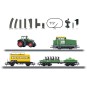 Marklin_29653-Marklin 29653 Farm Starter Set with Diesel Locomotive - Start up