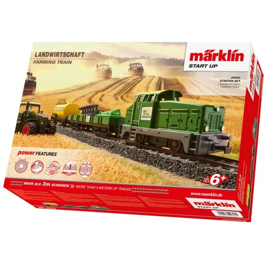 Marklin_29653-Marklin 29653 Coffret de départ Agriculture avec locomotive  diesel - Start up