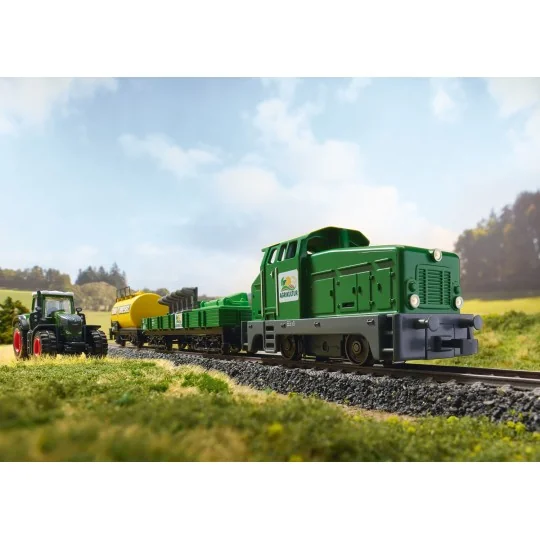 Marklin_29653-Marklin 29653 Farm Starter Set with Diesel Locomotive - Start up