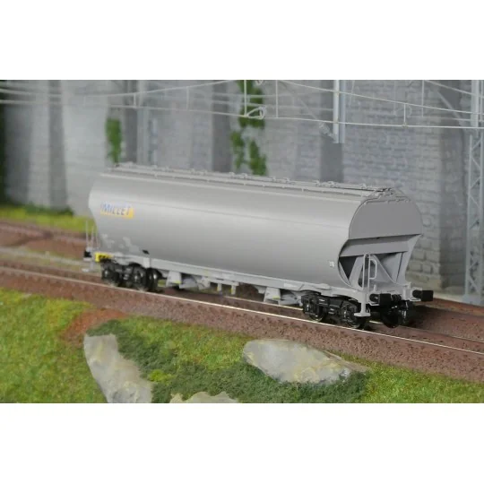 Ls Models 30594 Tagnpps hopper wagons, grey, Millet LSM_30594-Ls Models 30594 Tagnpps hopper wagons, grey, Millet