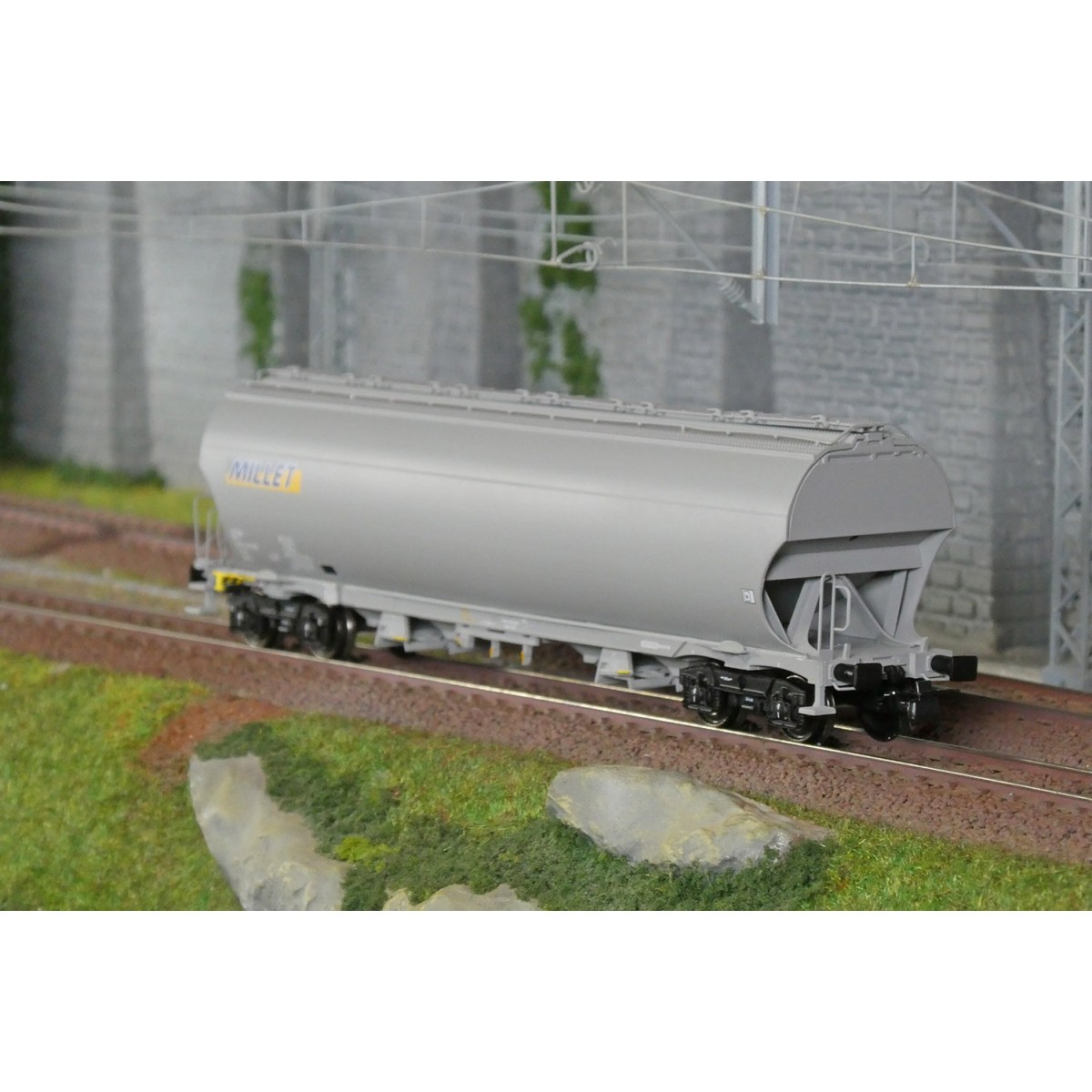 Ls Models 30594 Tagnpps hopper wagons, grey, Millet - LSM_30594