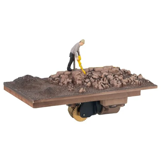 Faller_180693-Faller 180693 Model Kit, Construction Worker with Compressor