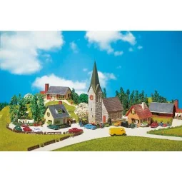 Faller 232220 Model Kit, Village Set, N - 1/160 - Faller_232220