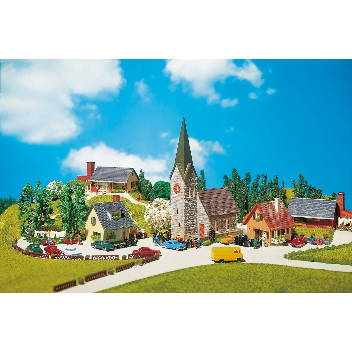 Faller 232220 Model Kit, Village Set, N - 1/160 - Faller_232220