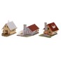 Faller_232221-Faller 232221 Maquette, Set de 3 Maisons individuelles, N - 1/160