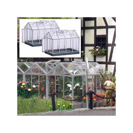 Busch 1400 Two greenhouses - Busch - Busch_1400 Busch_1400-Busch 1400 Two greenhouses - Busch_1400